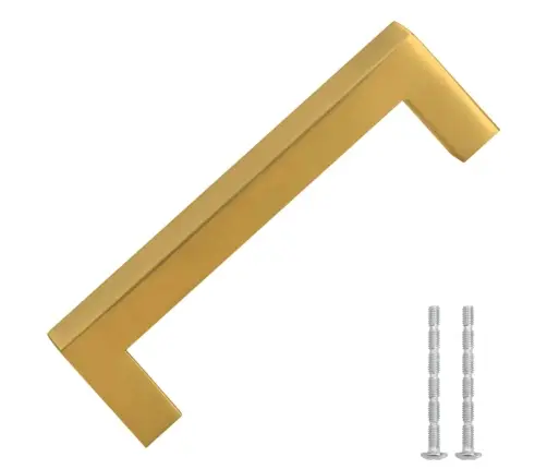 Kapi Käepidemed 10 Tk, Kuldne, 96 Mm, Roostevaba Teras