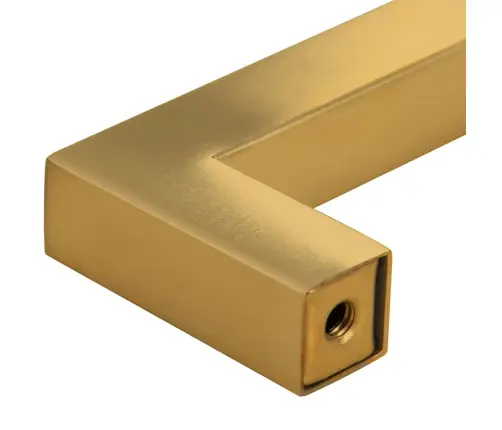 Spintelės Rankenėlės, 10Vnt., Auksinės, Nerūdijantis Plienas