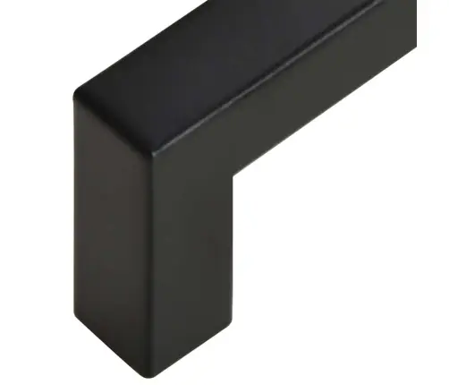 Kapi Käepidemed 10 Tk, Must, 96 Mm, Roostevaba Teras