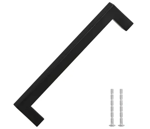 Kapi Käepidemed 10 Tk, Must, 160 Mm, Roostevaba Teras