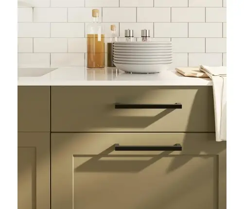 Skapja Rokturi, 5 Gab., Melni, 192 Mm, Nerūsējošais Tērauds Vidaxl