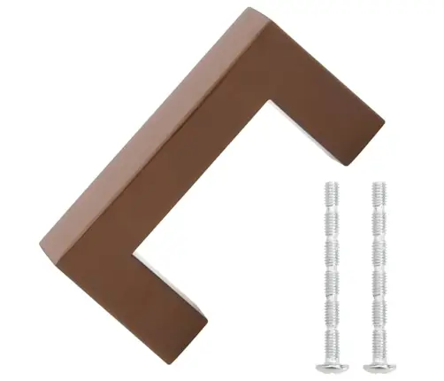 Spintelės Rankenėlės, 10Vnt., Bronzinės, Nerūdijantis Plienas