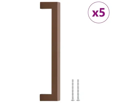 Skapja Rokturi, 5 Gab., Bronzas, 192 Mm, Nerūsējošais Tērauds Vidaxl