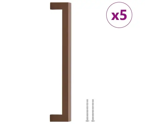 Kapi Käepidemed 5 Tk, Pronks, 224 Mm, Roostevaba Teras