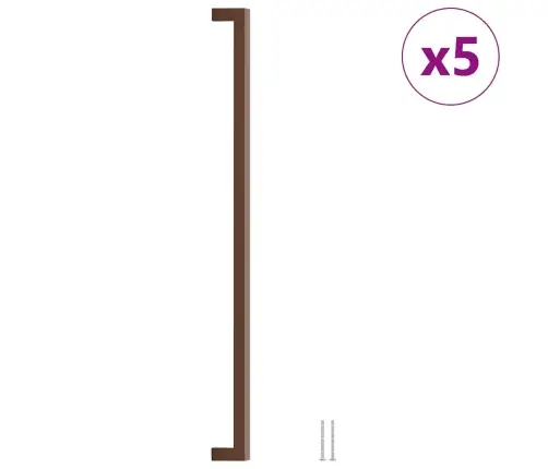 Skapja Rokturi, 5 Gab., Bronzas, 480 Mm, Nerūsējošais Tērauds Vidaxl
