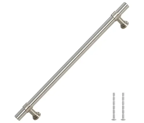 Spintelės Rankenėlės, 5Vnt., Sidabrinės, Nerūdijantis Plienas