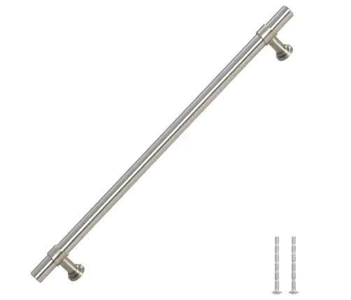 Spintelės Rankenėlės, 5Vnt., Sidabrinės, Nerūdijantis Plienas