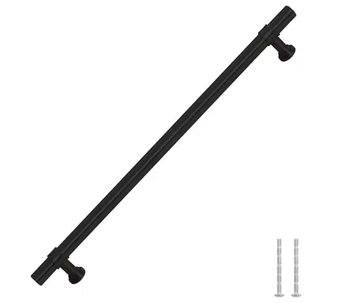 Kapi Käepidemed 5 Tk, Must, 224 Mm, Roostevaba Teras