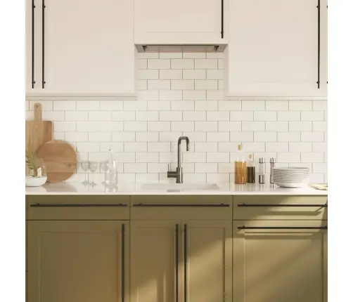 Kapi Käepidemed 5 Tk, Must, 480 Mm, Roostevaba Teras