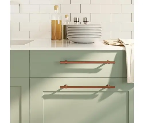 Kapi Käepidemed 5 Tk, Pronks, 224 Mm, Roostevaba Teras