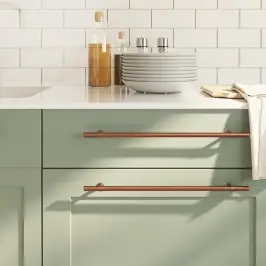 Spintelės Rankenėlės, 5Vnt., Bronzinės, Nerūdijantis Plienas