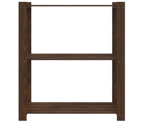 3-Līmeņu Glabāšanas Plaukts, 80X38X90 Cm, Priedes Masīvkoks Vidaxl