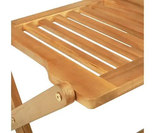 3-Daļīgs Dārza Mēbeļu Komplekts, Saliekams, Akācijas Masīvkoks Vidaxl