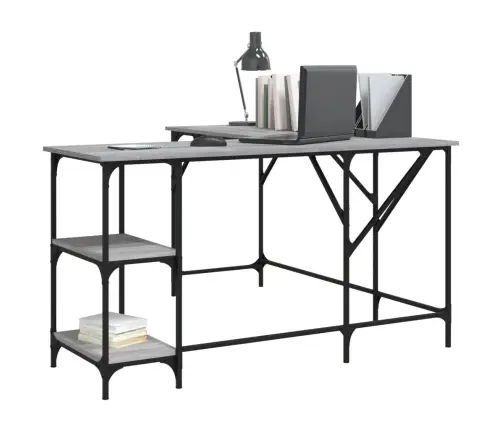 Rašomasis Stalas, Pilkas Ąžuolo, 139X139X75cm Apdirbta Mediena