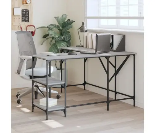 Rašomasis Stalas, Pilkas Ąžuolo, 139X139X75cm Apdirbta Mediena