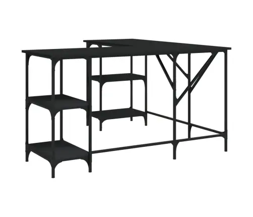 Rakstāmgalds, Melns, 139X139X75 Cm, Inženierijas Koks Vidaxl Rakstāmgalds, Melns, 139X139X75 Cm, Inženierijas Koks Vidaxl