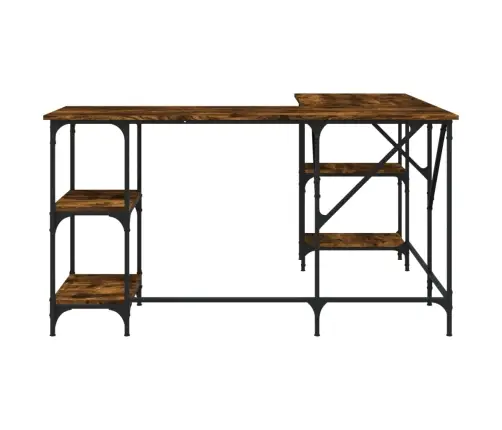 Rakstāmgalds, Ozolkoka Krāsa, 139X139X75 Cm, Inženierijas Koks Vidaxl