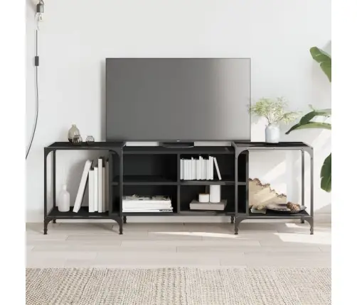 Tv Skapītis, Melns, 153X37X50 Cm, Inženierijas Koks Vidaxl