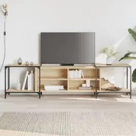 Telerikapp, Sonoma Tamm, 203 X 37 X 50 cm Tehispuit