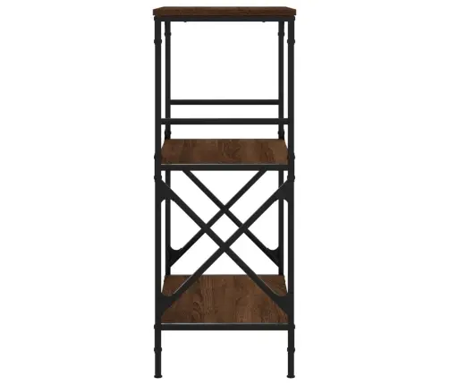 Grāmatu Plaukts, 3 Līmeņi, Ozola Krāsa, 59X35X90,5 Cm, Koks Vidaxl