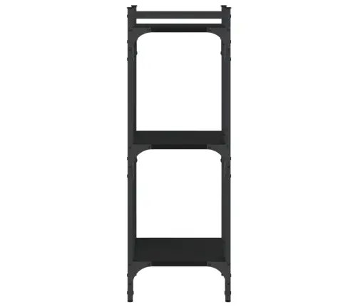 Grāmatu Plaukts, 3 Līmeņi, Melns, 40X30X86Cm, Inženierijas Koks Vidaxl Grāmatu Plaukts, 3 Līmeņi, Melns, 40X30X86Cm, Inženierijas Koks Vidaxl