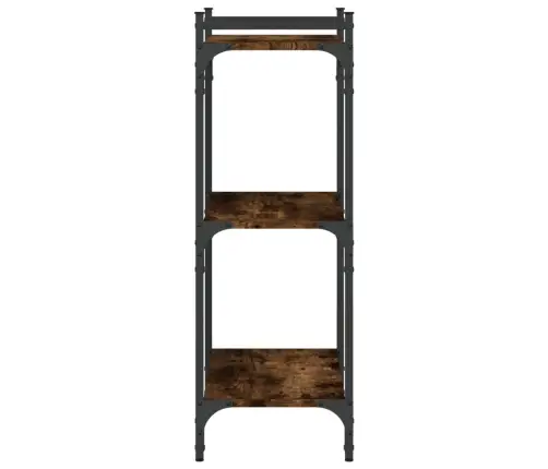 Knygų Spinta, 3 Aukštų, Dūminė, 60X30X86cm Apdirbta Mediena