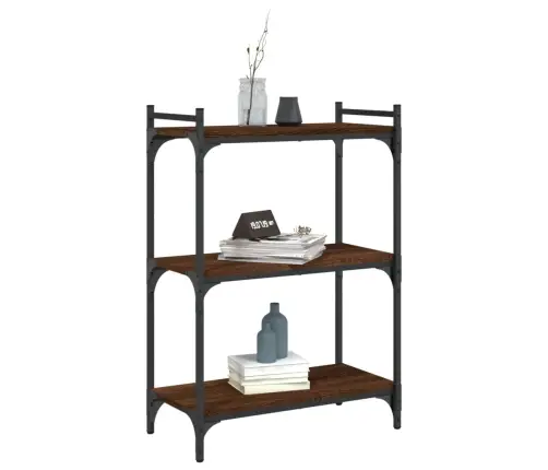 Grāmatu Plaukts, 3 Līmeņi, 60X30X86 Cm, Inženierijas Koks Vidaxl