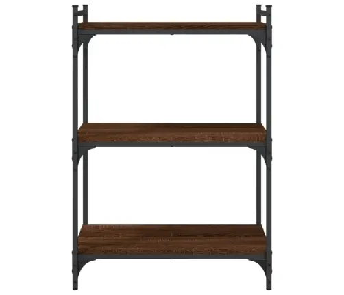 Grāmatu Plaukts, 3 Līmeņi, 60X30X86 Cm, Inženierijas Koks Vidaxl