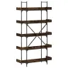 Grāmatu Plaukts, 5 Līmeņi, Ozola Krāsa, 100X33X180,5 Cm, Koks Vidaxl Grāmatu Plaukts, 5 Līmeņi, Ozola Krāsa, 100X33X180,5 Cm, Koks Vidaxl