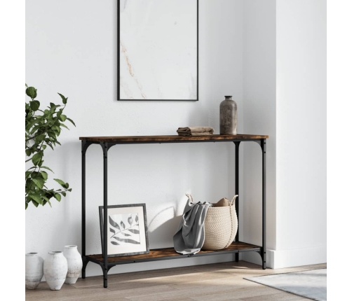 Konsoles Galdiņš, Ozolkoka, 101X30,5X75 Cm, Inženierijas Koks Vidaxl