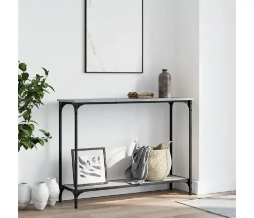 Konsoles Galdiņš, Pelēks, 101X30,5X75 Cm, Inženierijas Koks Vidaxl Konsoles Galdiņš, Pelēks, 101X30,5X75 Cm, Inženierijas Koks Vidaxl