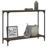 Konsoles Galdiņš, Brūna Koka, 101X30,5X75 Cm, Inženierijas Koks Vidaxl