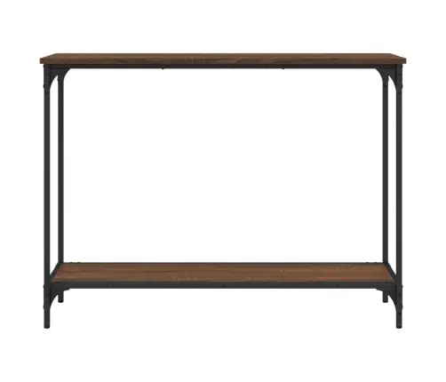 Konsoles Galdiņš, Brūna Koka, 101X30,5X75 Cm, Inženierijas Koks Vidaxl