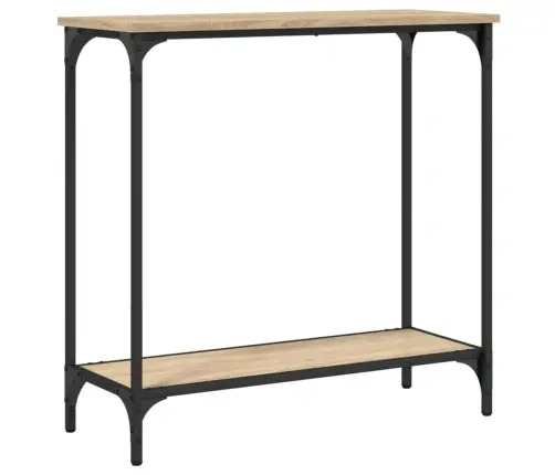 Konsoles Galdiņš, Koka Krāsa, 75X30,5X75 Cm, Inženierijas Koks Vidaxl