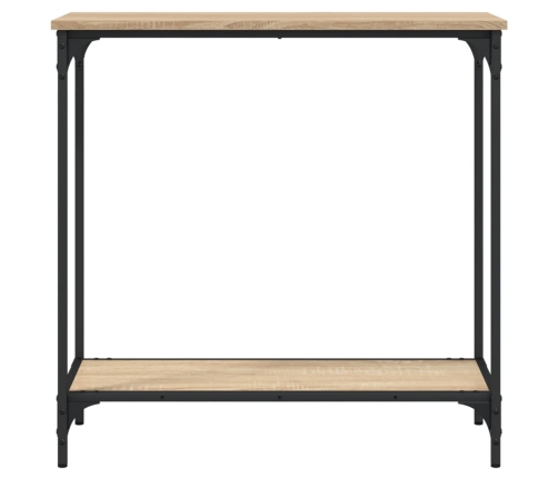 Konsoles Galdiņš, Koka Krāsa, 75X30,5X75 Cm, Inženierijas Koks Vidaxl