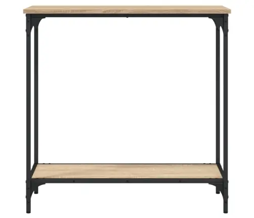 Konsoles Galdiņš, Koka Krāsa, 75X30,5X75 Cm, Inženierijas Koks Vidaxl