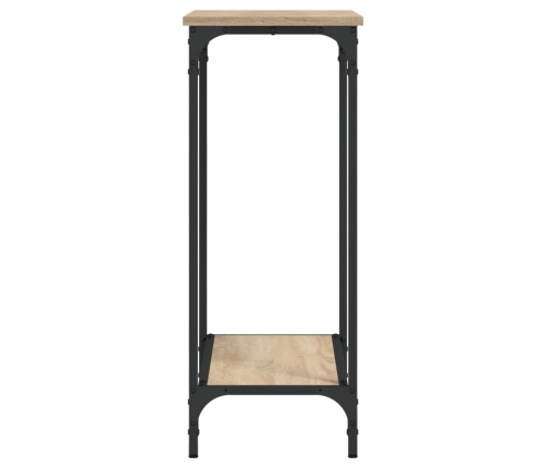 Konsoles Galdiņš, Koka Krāsa, 75X30,5X75 Cm, Inženierijas Koks Vidaxl