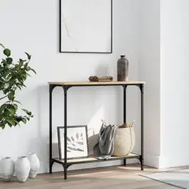 Konsoles Galdiņš, Sonoma Ozols, 75X30,5X75 Cm, Inženierkoks Vidaxl
