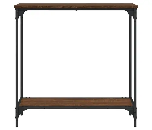 Konsoles Galdiņš, Brūna Koka, 75X30,5X75 Cm, Inženierijas Koks Vidaxl