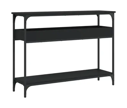 Konsoles Galdiņš, Melns, 100X29X75 Cm, Inženierijas Koks Vidaxl