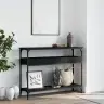 Konsoles Galdiņš, Melns, 100X29X75 Cm, Inženierijas Koks Vidaxl