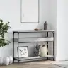 Konsoles Galdiņš, Pelēka Ozola, 100X29X75 Cm, Inženierijas Koks Vidaxl