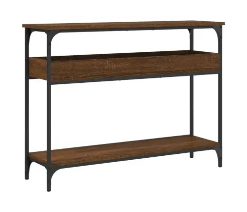 Konsoles Galdiņš, Brūna Ozola, 100X29X75 Cm, Inženierijas Koks Vidaxl