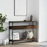 Konsoles Galdiņš, Brūna Ozola, 100X29X75 Cm, Inženierijas Koks Vidaxl