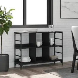 Kumode, Melns, 102X32X73,5 Cm, Inženierijas Koks Vidaxl