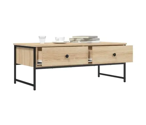 Kafijas Galdiņš, Ozola Krāsa, 101X49X39,5 Cm, Inženierijas Koks Vidaxl Kafijas Galdiņš, Ozola Krāsa, 101X49X39,5 Cm, Inženierijas Koks Vidaxl