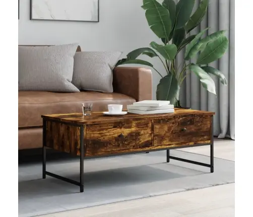 Kohvilaud, Suitsutatud Tamm, 101 X 49 X 39,5 cm Tehispuit Kohvilaud, Suitsutatud Tamm, 101 X 49 X 39,5 cm Tehispuit