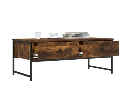 Kohvilaud, Suitsutatud Tamm, 101 X 49 X 39,5 cm Tehispuit Kohvilaud, Suitsutatud Tamm, 101 X 49 X 39,5 cm Tehispuit