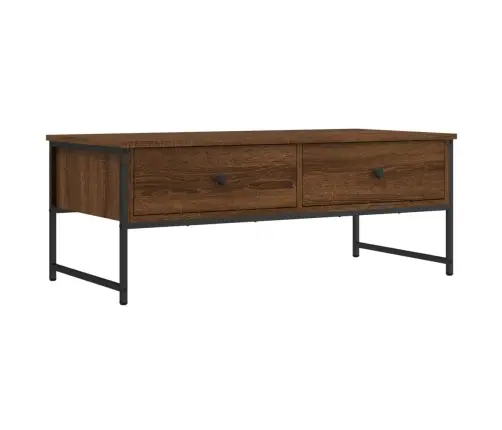 Kafijas Galdiņš, Ozola Krāsa, 101X49X39,5 Cm, Inženierijas Koks Vidaxl