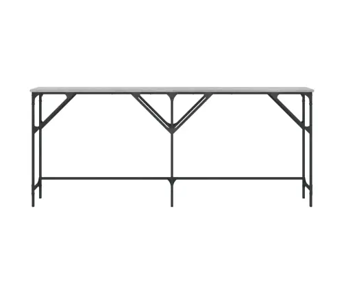 Konsoles Galdiņš, Pelēcīgs, 180X29X75 Cm, Inženierijas Koks Vidaxl